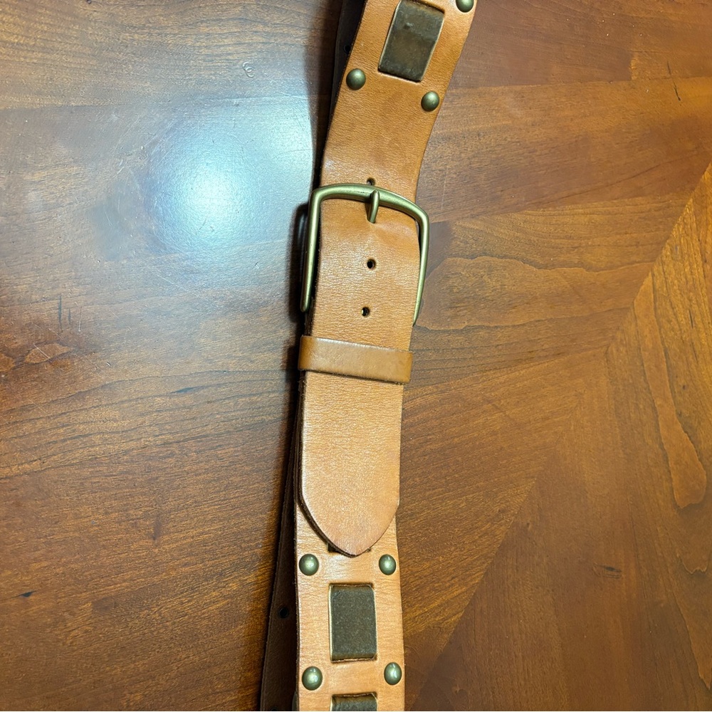 Linea Pelle Collection Brown Leather Belt
